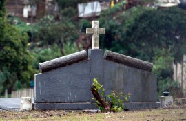 File: A general view of a graveyard that in the eThekwini Municipality. AFP/Rajesh Jantilal 