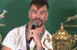 The Springbok lock forward rocks a cut similar to RG Snyman.