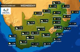 Weather forecast - Wednesday, 4 October 2023