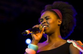 South African singer and songwriter Zahara. AFP/Rodger Bosch