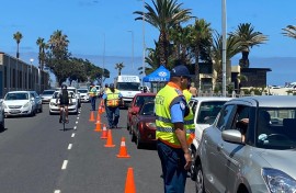 Western Cape traffic officers at a roadblock. eNCA