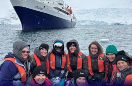 The largest all-women voyage ever to Antarctica has returned.
