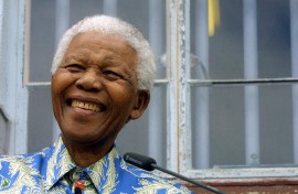 Former South African President Nelson Mandela. AFP/Anna Zieminski