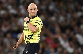 South African referee Jaco Peyper. AFP/Lionel Bonaventure