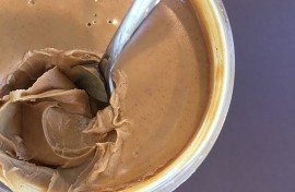 File: A container with peanut butter. Wikimedia Commons/NIAID
