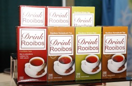 Rooibos tea on display. AFP/Gabe Ginsberg/Getty Images for Nightclub & Bar Media Group