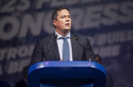 The Democratic Alliance's John Steenhuisen .