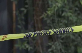 Crime scene tape.