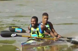 Sibonelo Khwela and Msawenkosi Mtolo powered to a first place finish.