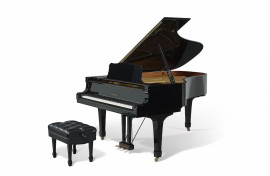 Elton John's grand piano. AFP/Christie's Auction House
