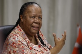 Minister of International Relations and Cooperation Naledi Pandor. AFP/Phill Magakoe