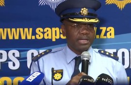 Gauteng Police Commissioner General Tommy Mthombeni