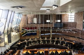 File: A Constitutional Court sitting.