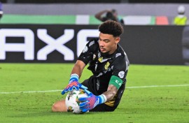 File: Mamelodi Sundowns goalkeeper Ronwen Williams. AFP/Sia Kambou