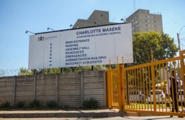 A view of Charlotte Maxeke Hospital. Sharon Seretlo/Gallo Images via Getty Images