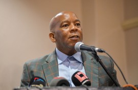 Electricity Minister Kgosientsho Ramokgopa. Waldo Swiegers/Bloomberg via Getty Images