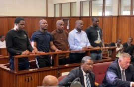 AKA and Tibz murder accused appear at the Durban Magistrate Court.