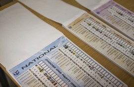 IEC ballot papers. AFP/Michele Spatari