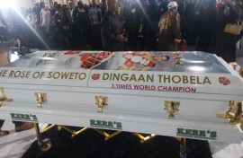 Dingaan Thobela laid to rest.