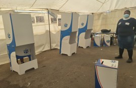 IEC voting centre.