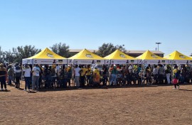 The ANC is campaigning in the North West. eNCA/Aviwe Mtila