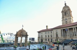 Preparations for the Presidential Inauguration taking place at the Union Buildings. GCIS