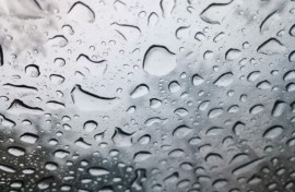 File: Drops of water, raindrops on a window.