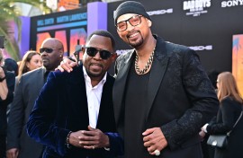 US actors Will Smith (R) and Martin Lawrence (L) attend the Los Angeles premiere of "Bad Boys: Ride or Die" at the TCL Chinese Theatre in Hollywood, California on May 30, 2024. 