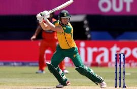 David Miller of South Africa bats. Robert Cianflone/Getty Images/AFP