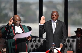 Ramaphosa sworn in