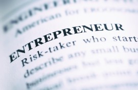 File: In a book of business terms, the word 'entrepreneur' is defined. GettyImages/RapidEye