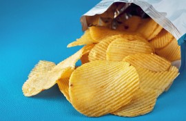 File: Potato chips in a bag. GettyImages/cagkansayin