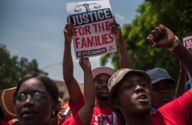 File: Protesters asking for justice for the Life Esidimeni victims. Alet Pretorius/Gallo Images/Getty Images