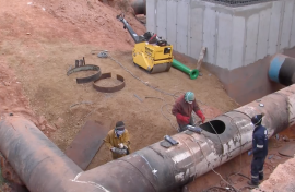 Rand Water maintenance on water pipes. eNCA