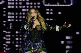 US pop star Madonna performs onstage. AFP/Pablo Porciuncula
