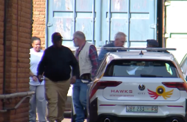 Moroadi Cholota with Hawks in Bloemfontein. 