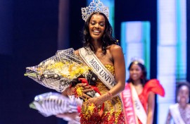 The winner of Miss Universe Nigeria 2024, Chidimma Adetshina. AFP/Benson Ibeabuchi