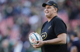 Springbok coach Rassie Erasmus. AFP/Phill Magakoe