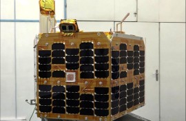 The Chamran-1 research satellite at an unknown location in Iran. AFP/Iranian Space Agency