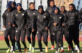 Bafana Bafana training 