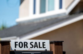 File: A "For Sale" sign in front of a home. David Paul Morris/Bloomberg via Getty Images