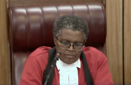 Judge Ratha Mokgoatlheng. eNCA