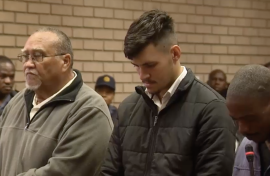 The three accused in the Limpopo farm murder case.