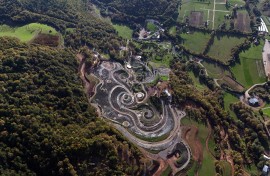 This aerial photograph shows the "Starry Night" park, near Central-Bosnian town of Visoko. AFP/Rusmir Smajilhodzic.jpg
