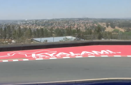 Kyalami race track in Johannesburg, South Africa. 