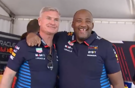 David Coulthard and Gayton McKenzie. 