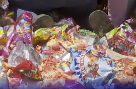 Community members have shut down the shop alleged to be selling expired foods.