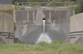 Raw sewage is spilling into rivers and residential areas after one of the water treatment works was vandalised.