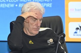 Bafana Bafana coach Hugo Broos. BackpagePix/Deryck Foster