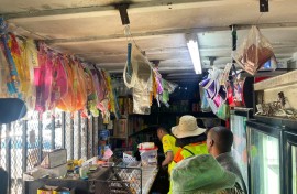 Officials inspecting spaza shops in Soweto. eNCA/Heidi Giokos